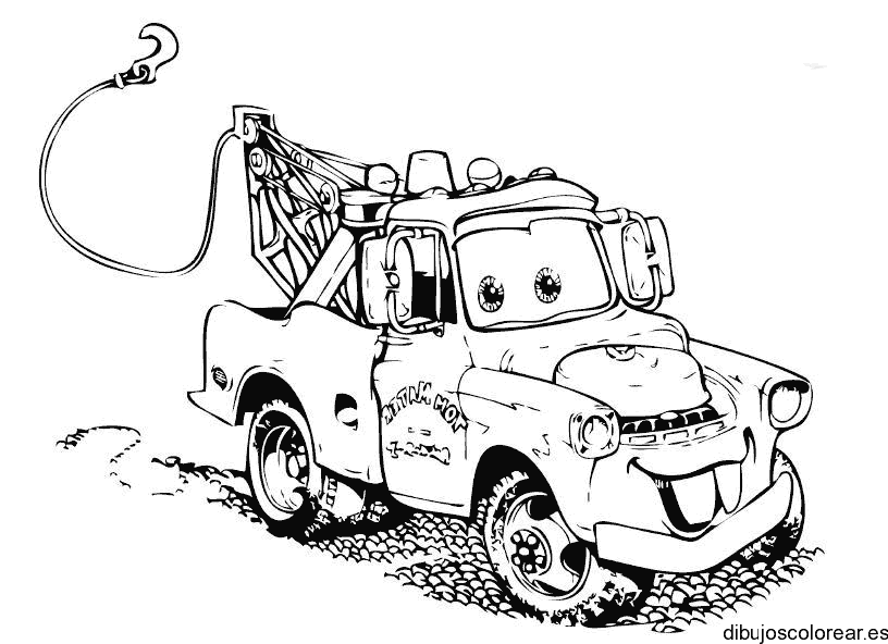 Un cochecito sonriente de Cars