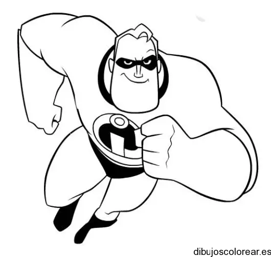 Dibujo de Mr. Increible