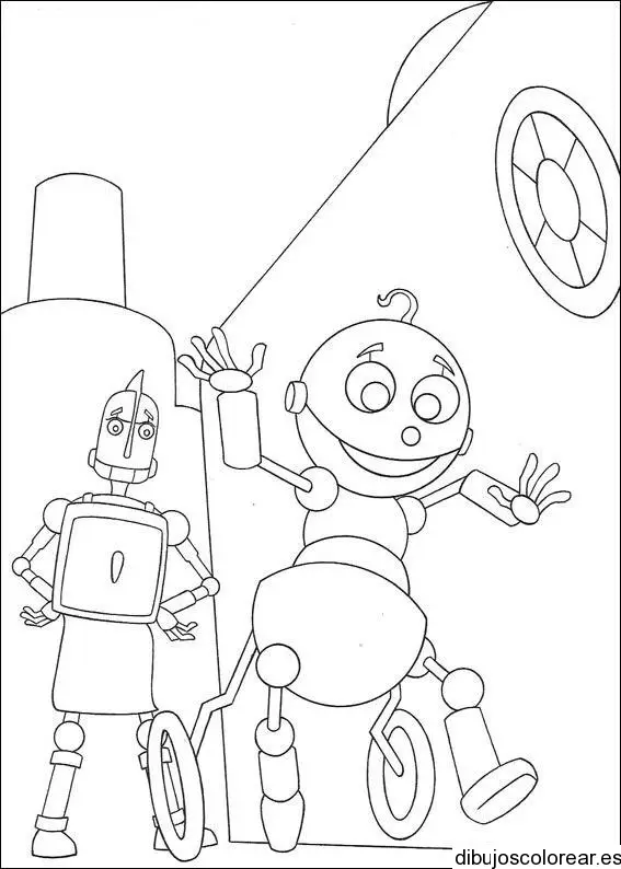 Dibujo de un pequeño robot