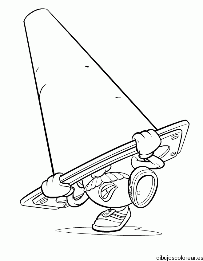 Dibujo del señor cabeza de papa 