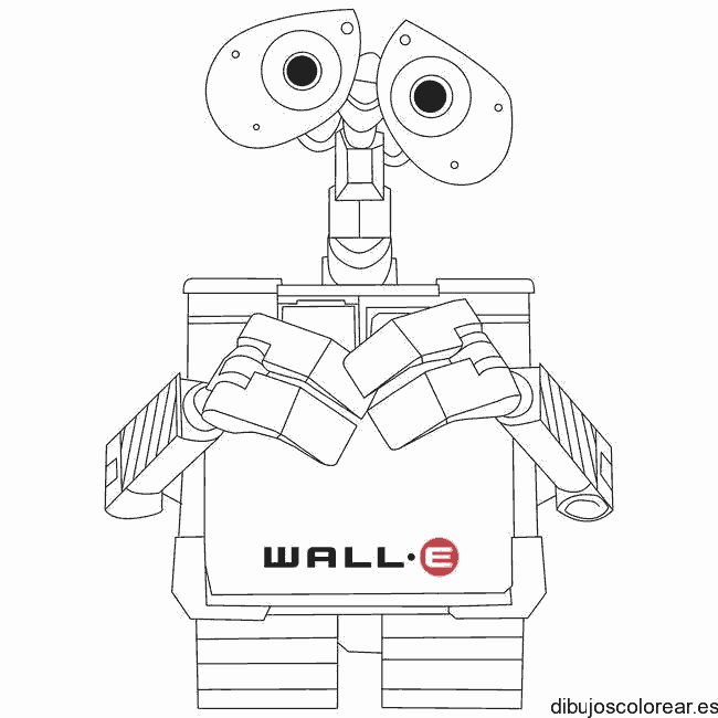 Dibujo de Wall sonriendo