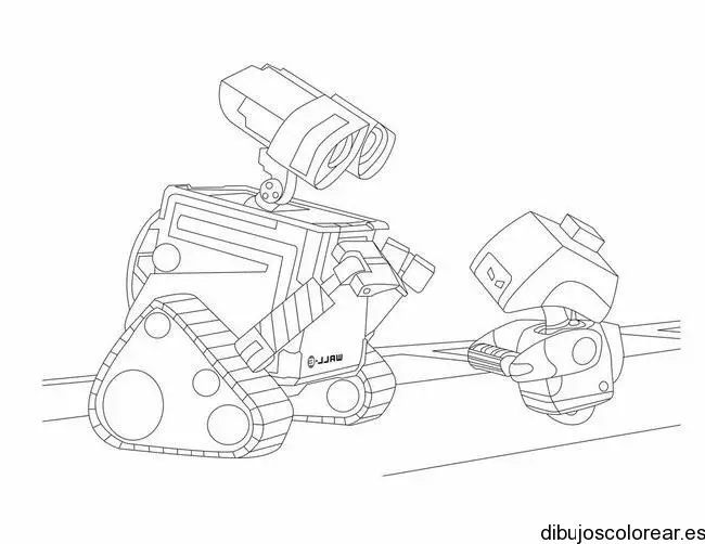 Dibujo de Wall comunicando