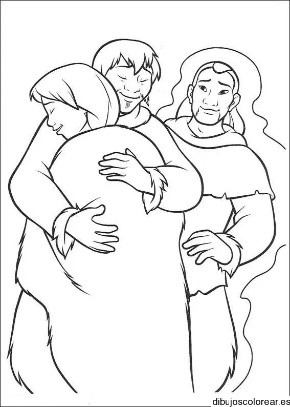 Dibujo de una familia