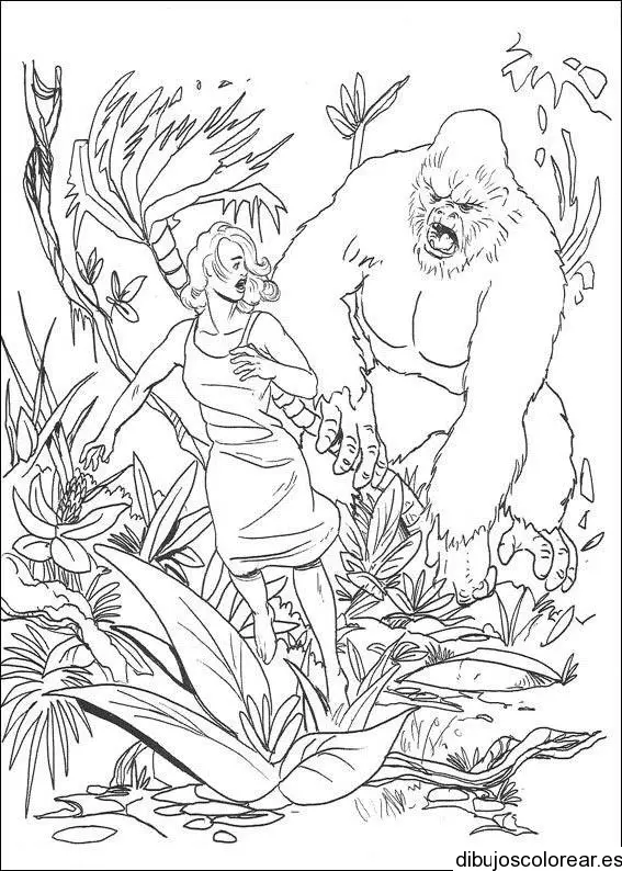 Dibujo de King Kong 