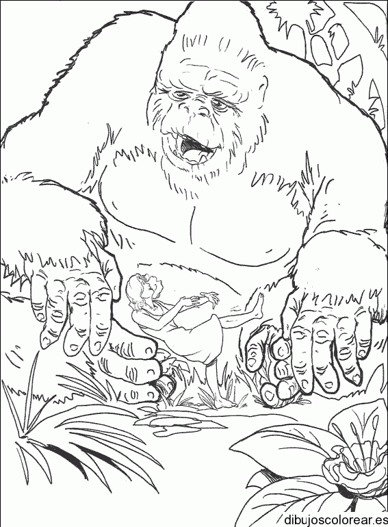 Dibujo de King Kong