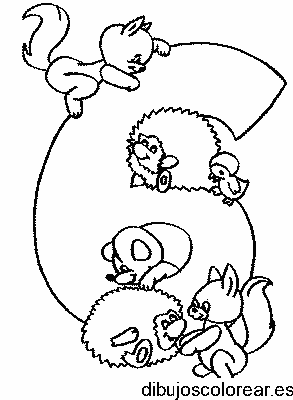 Dibujo del número 6