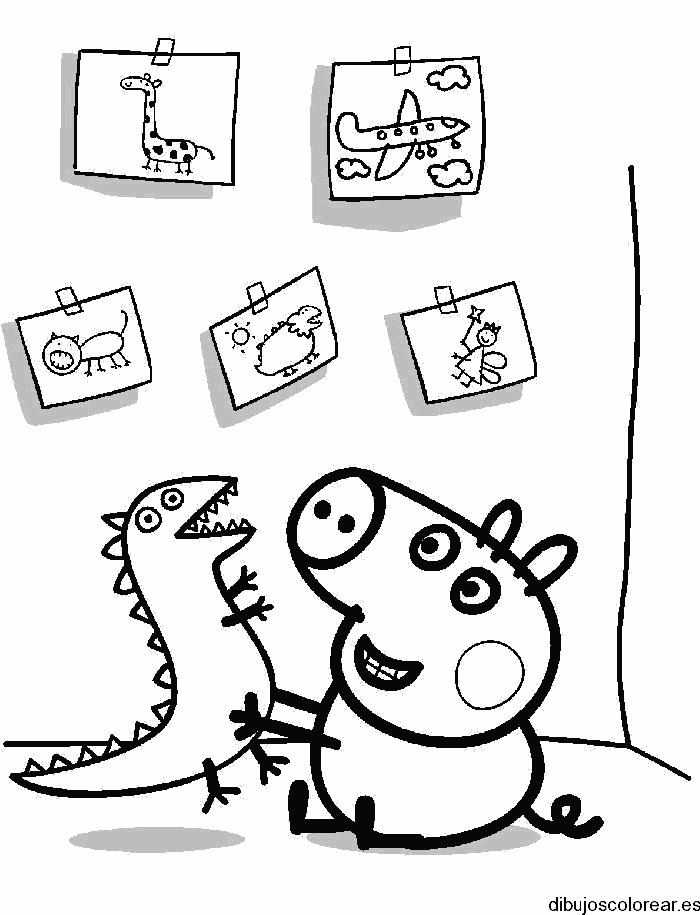 Dibujos de un extraño animal