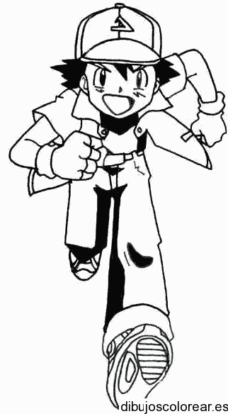 Dibujo de chico Pokemon