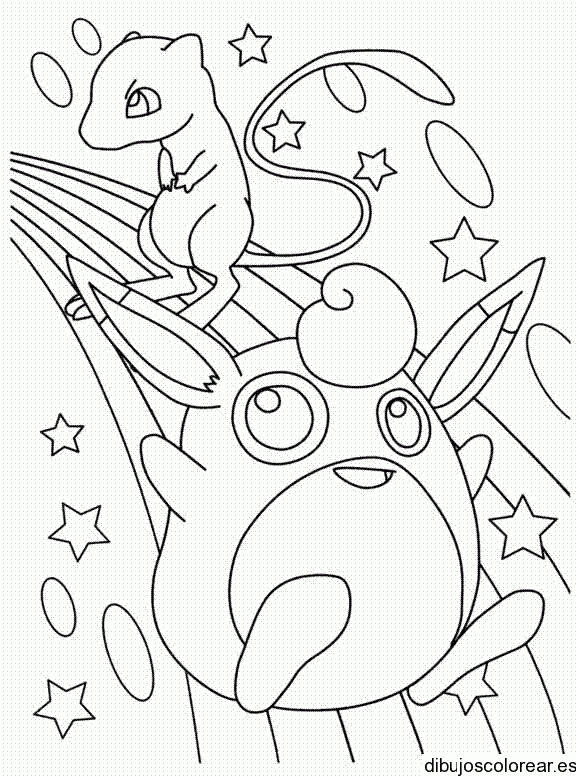Dibujo de personajes Pokemon