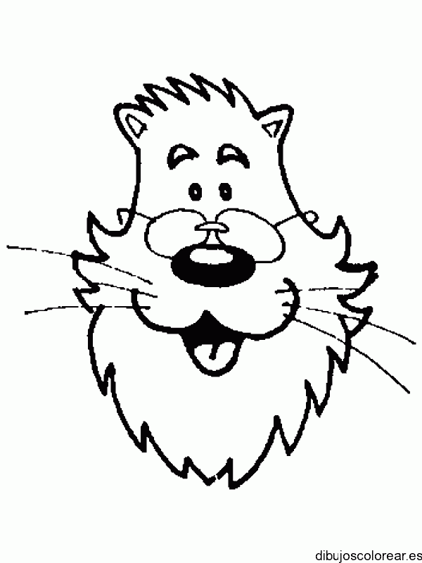 Dibujo de un gato con gafas