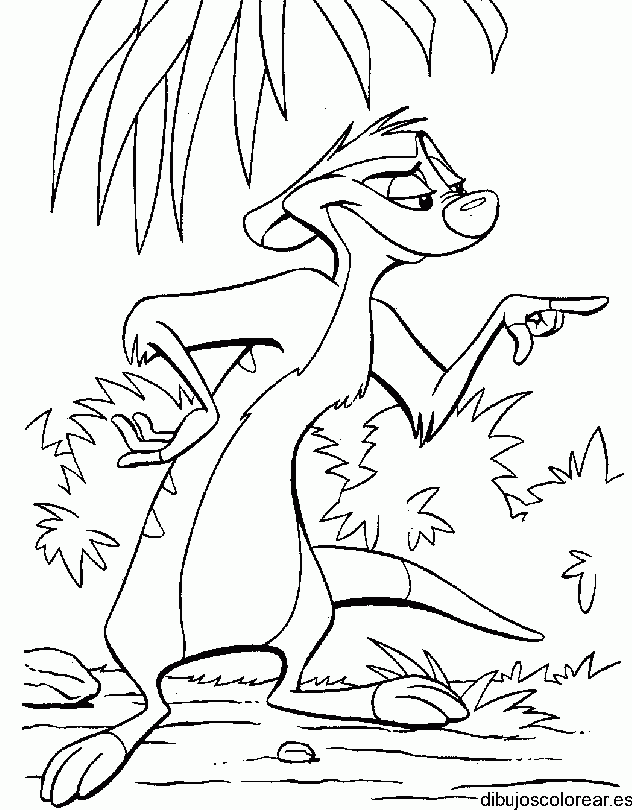 Dibujo de timon