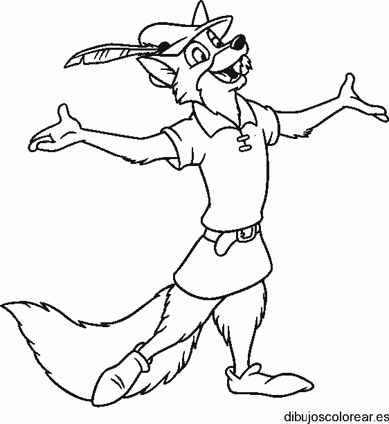 Dibujo de Robin Hood