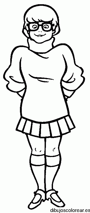 Dibujo de Vilma de Scooby Doo