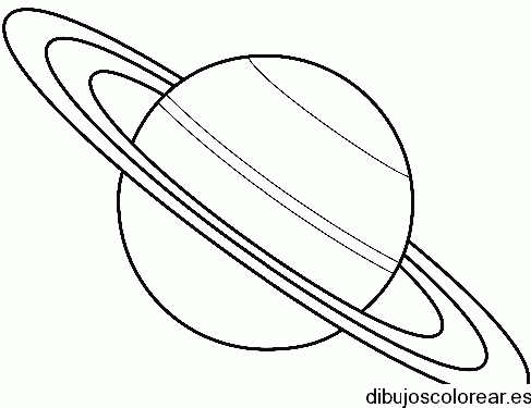 Dibujo de un planeta