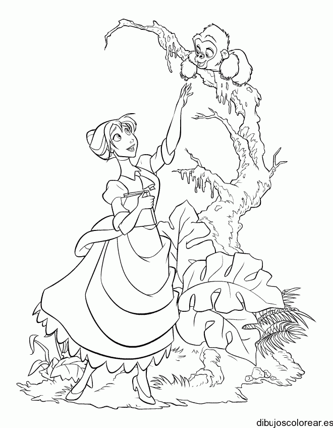 Dibujo de un monito