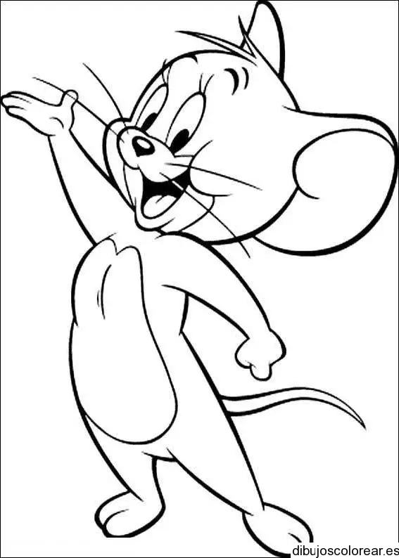 Dibujo de Jerry feliz