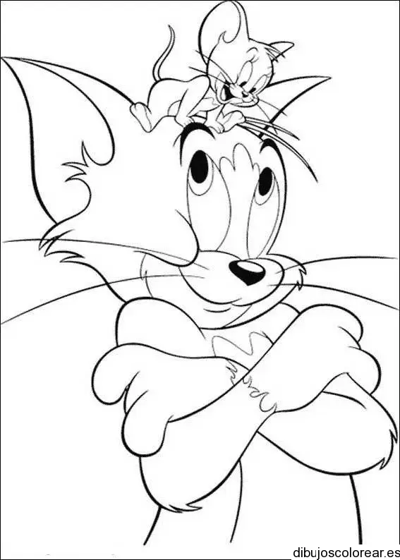 Dibujo de Tom &amp; Jerry jugando