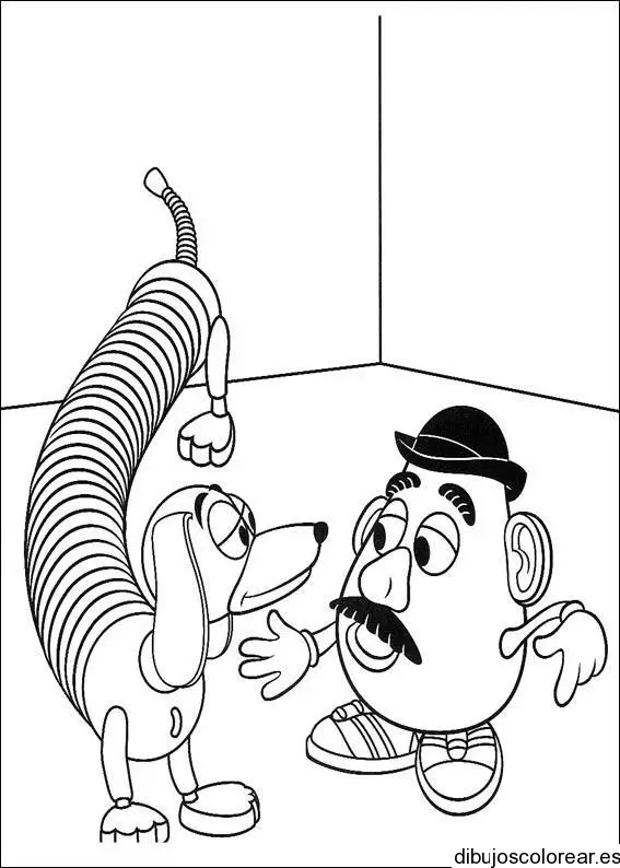 Dibujo del señor cabeza de patata