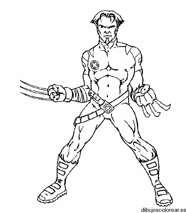 Dibujo de un Wolverline