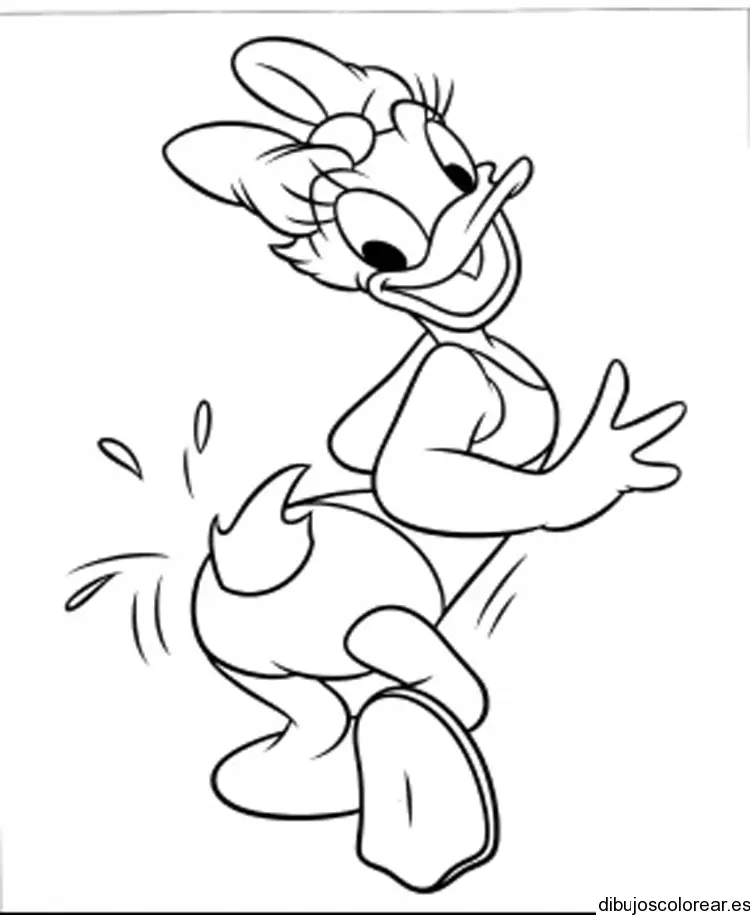 Dibujo de Daisy bailando