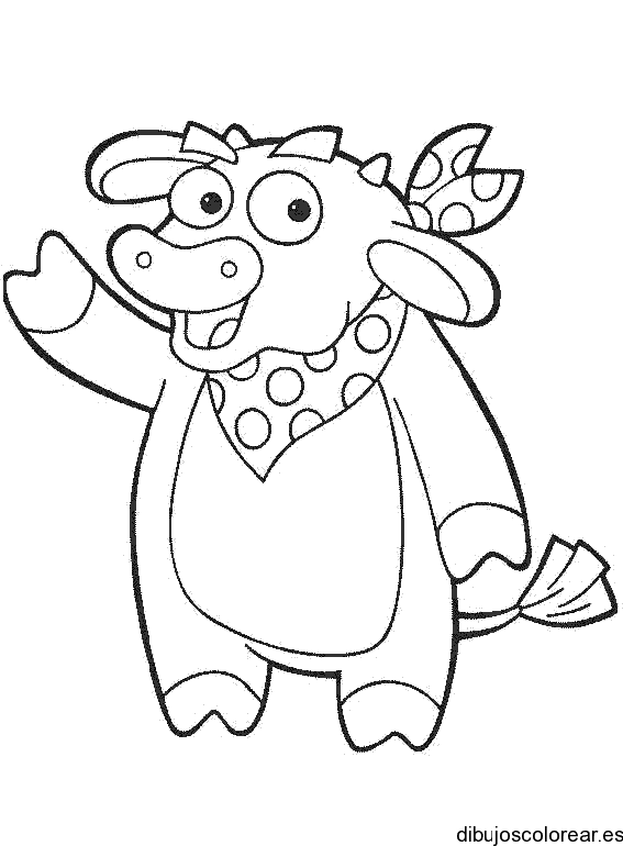 Dibujo de un toro saludando