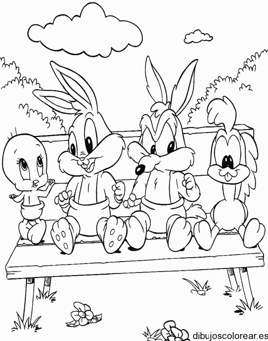 Dibujo de los Looney Tunes de niños