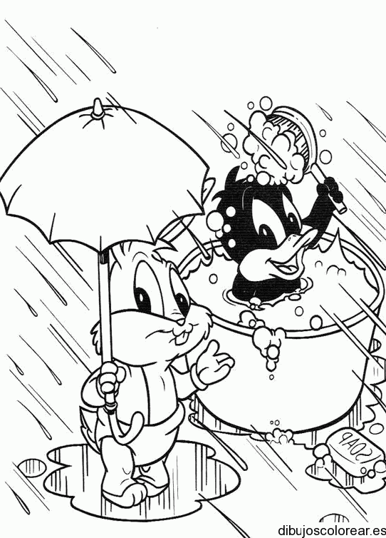 Dibujo de los Looney Tunes de bebes 
