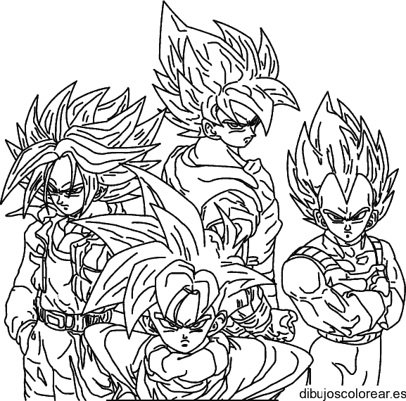 Dibujo de los Dragon Balls