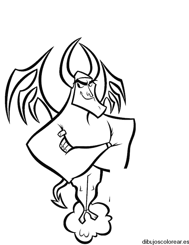 Dibujo de un mago tirano