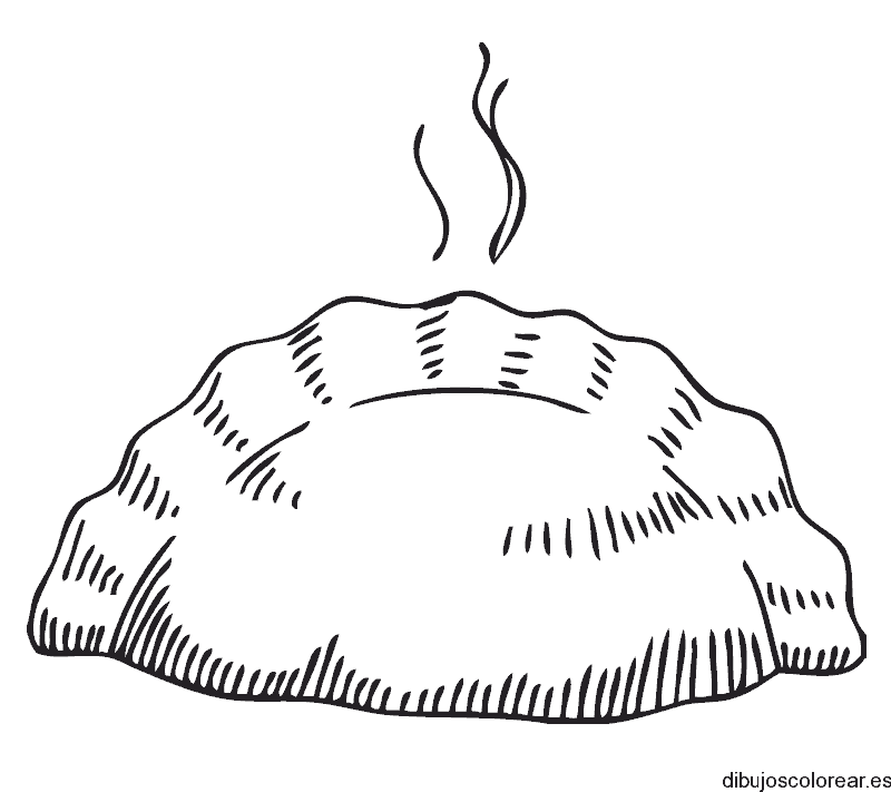Dibujo de una empanada