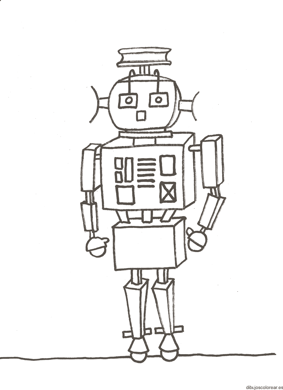 Dibujo de un robot