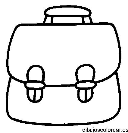 Dibujo de un bolso escolar