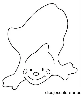 Dibujo de fantasma volando