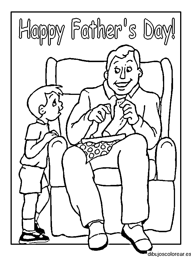 Dibujo del día del Padre
