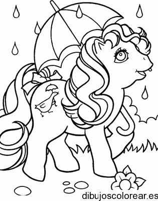 Dibujo de un Pony