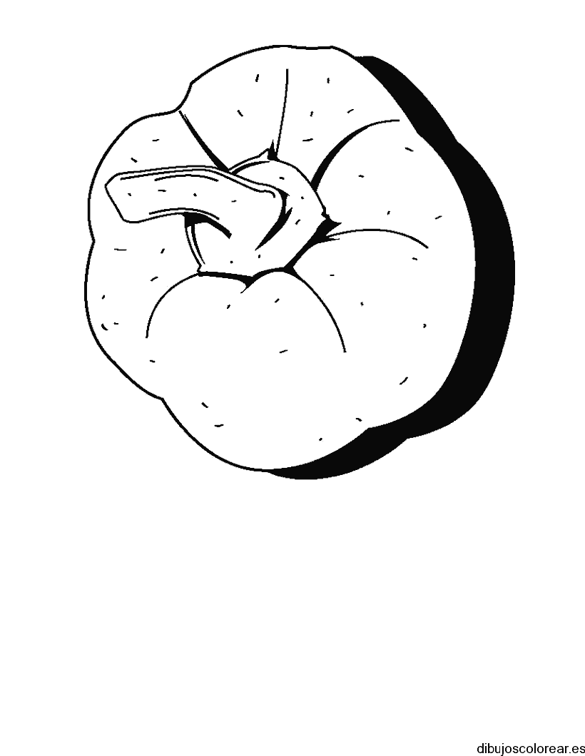 Dibujo de un Chile pimiento 