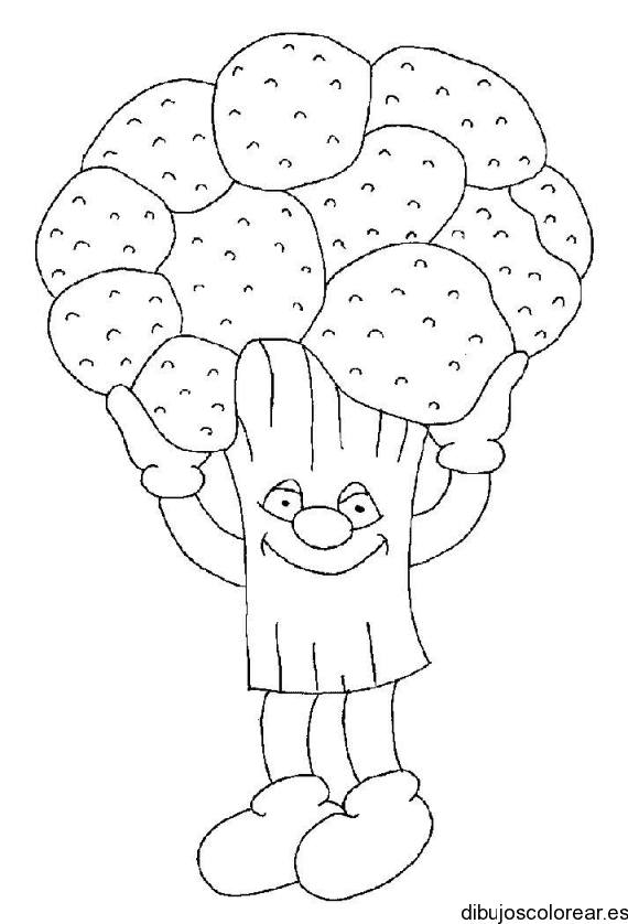Dibujo de un brócoli