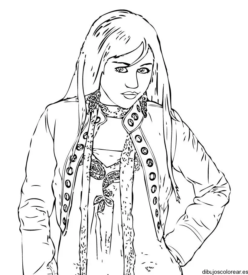 Dibujo de Miley Cyrus
