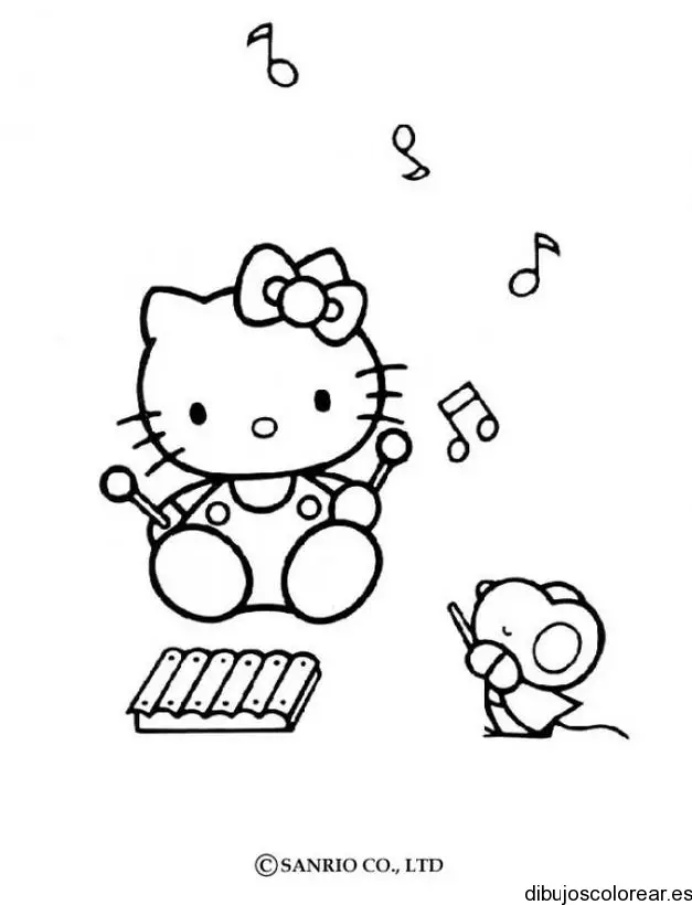 Hello Kitty hace música