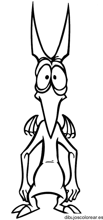 Dibujo de un extraño personaje