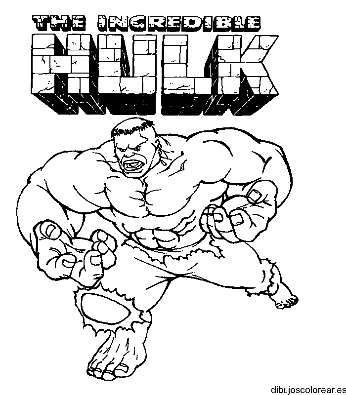Dibujo de Hulk