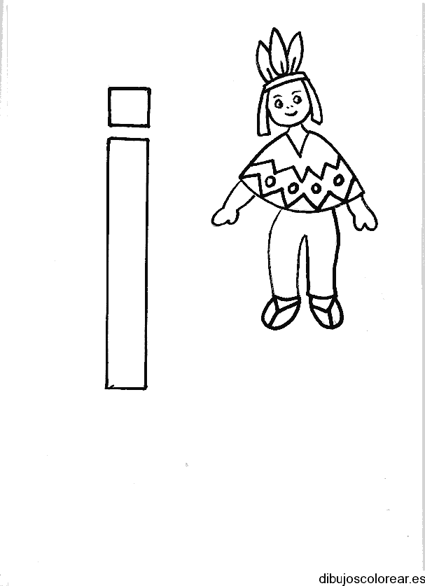 Dibujo de la letra I