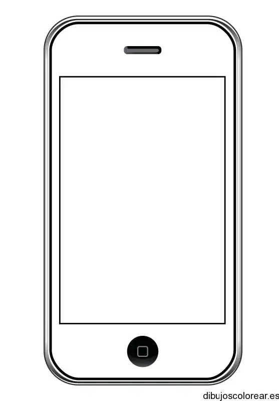 Dibujo de un iPhone