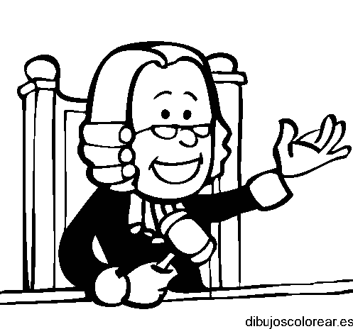 Dibujo de un juez