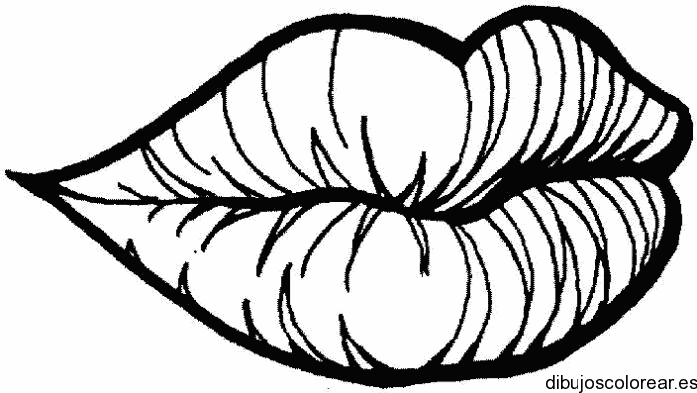 Dibujo de unos labios