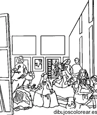 Dibujo de una obra de teatro 