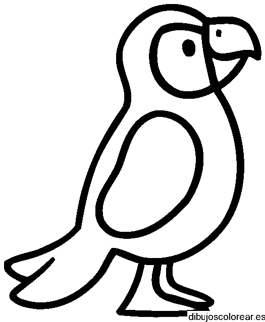 Dibujo de un loro