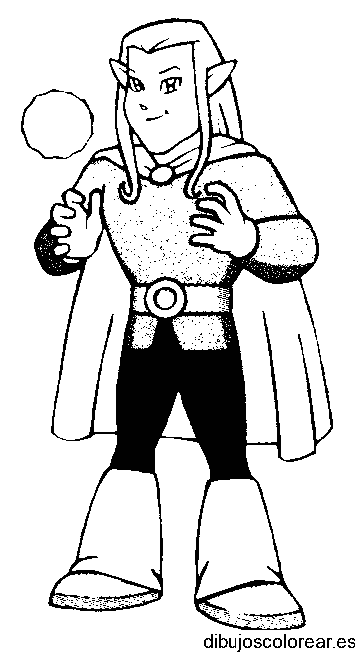 Dibujo de un superhéroe