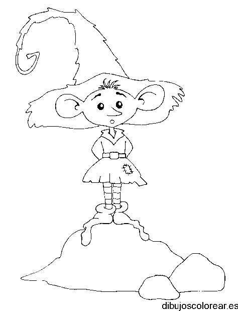 Dibujo de una brujita