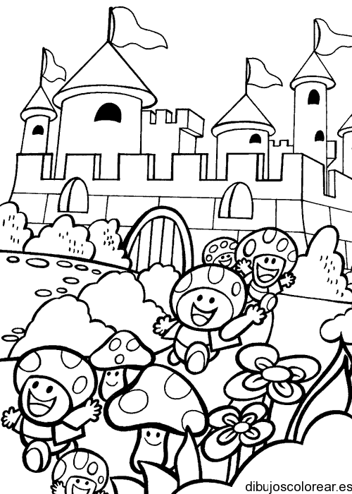 Dibujo de un castillo